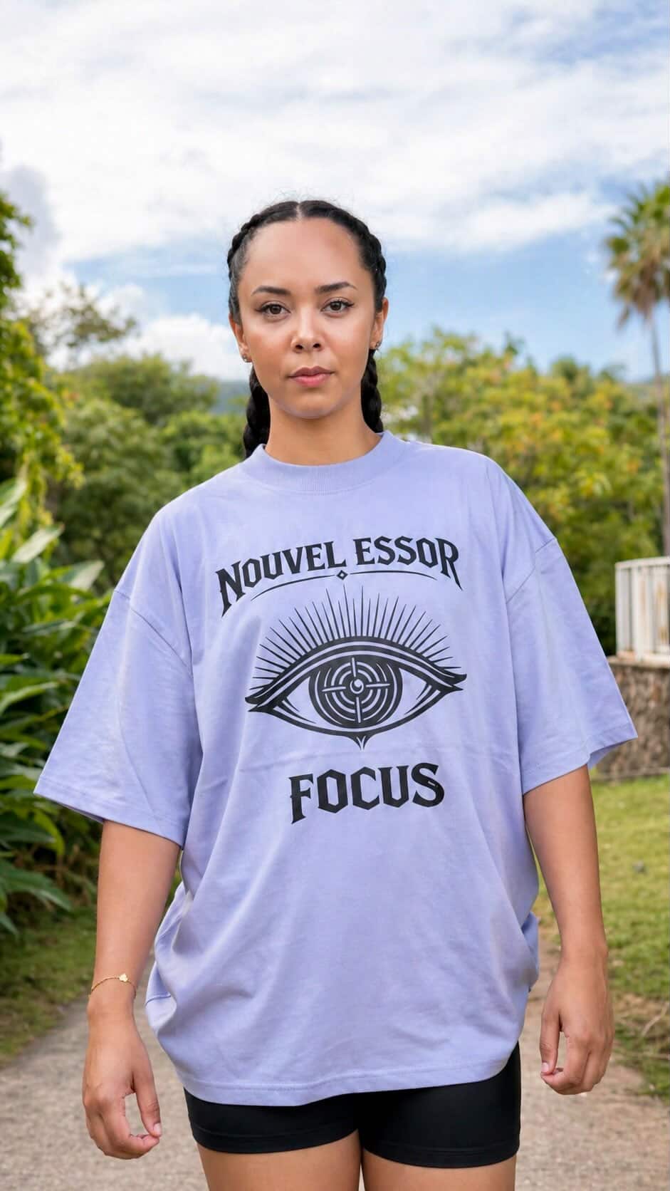 FOCUS T-shirt oversize unisexe (série limitée)