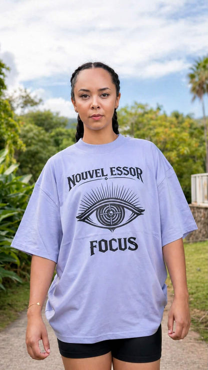 FOCUS T-shirt oversize unisexe (série limitée)