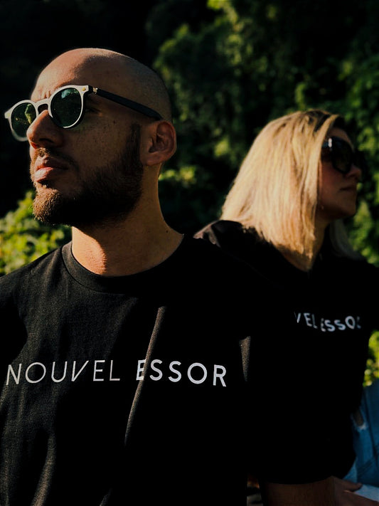T-shirt Classique noir unisexe