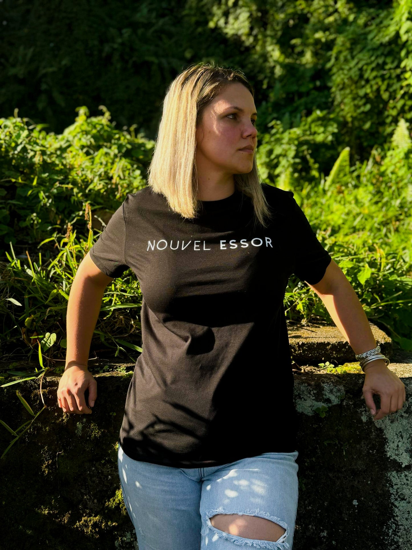 T-shirt Classique noir unisexe