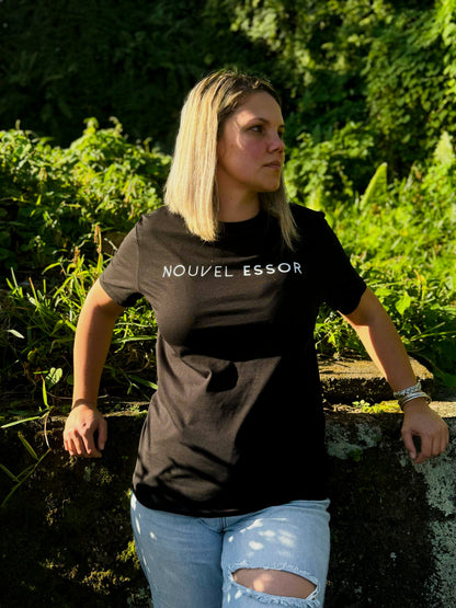 T-shirt Classique noir unisexe