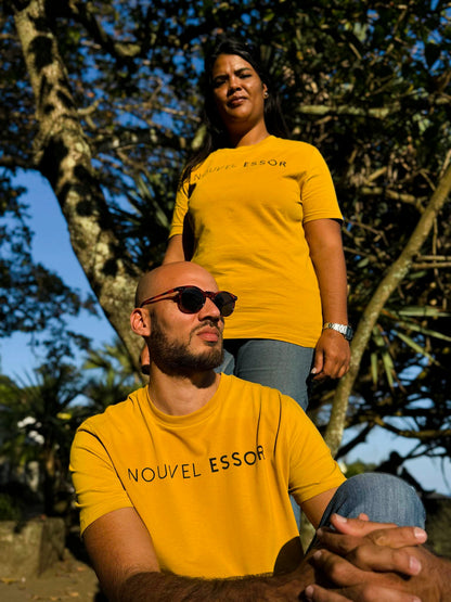 T-shirt Classique ocre unisexe