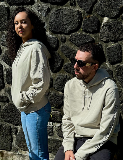 Sweatshirt à capuche stone unisexe